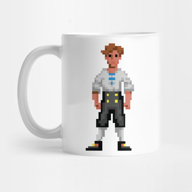 Monkey Island 1 Guybrush Threepwood by Retro8Bit Fashion Store